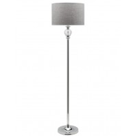 Cougar-Beverly 1lt 60W E.S. Floor Lamp - Chrome